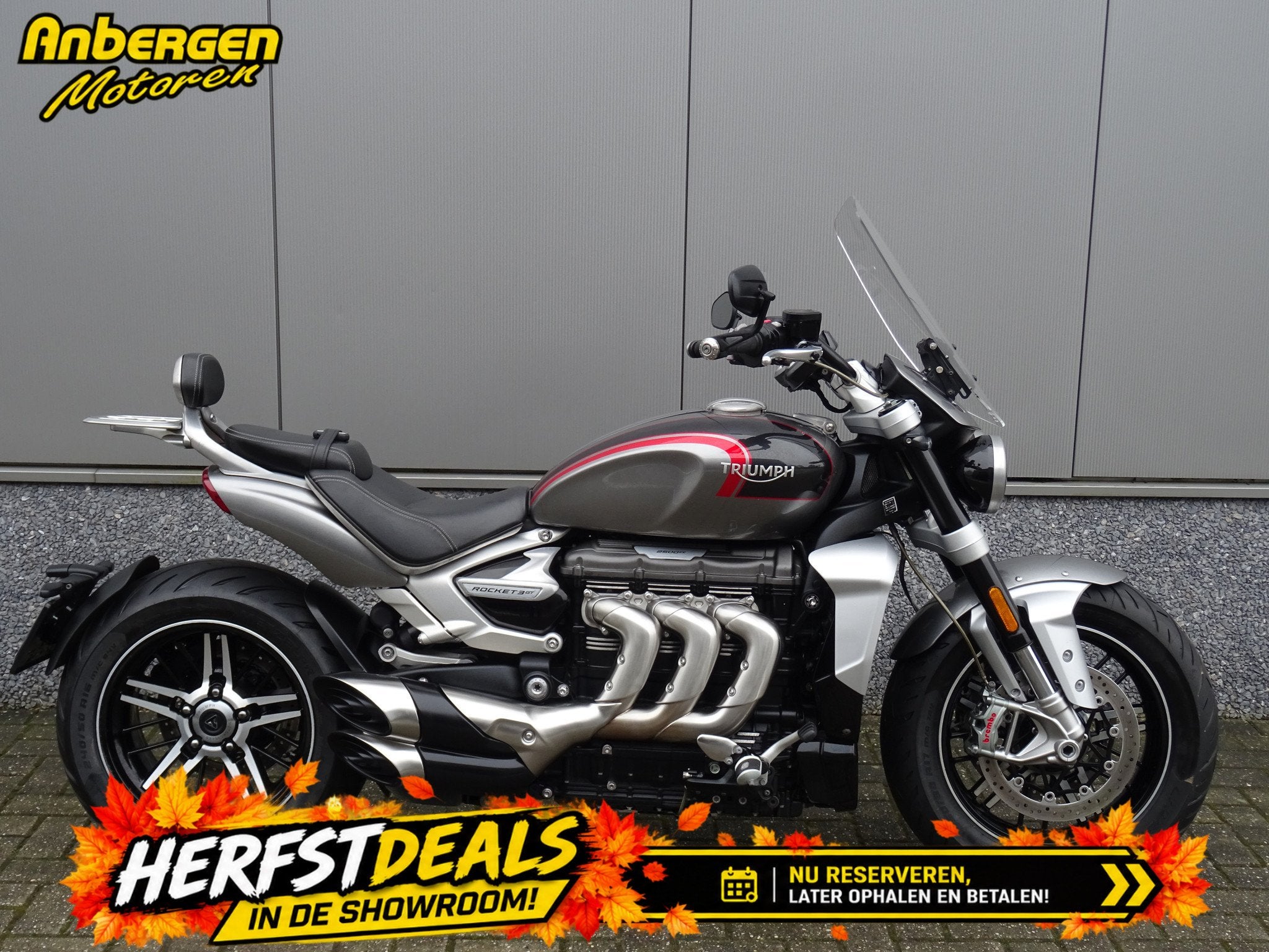 Triumph ROCKET 3 GT (bj 2020), Motoren, 2500 cc, Toermotor, Gebruikt, Bedrijf