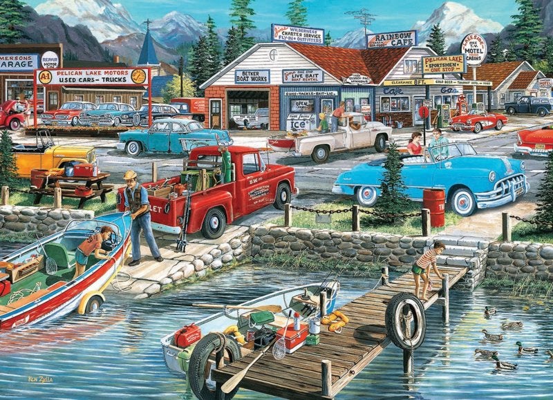 Eurographics - Let's Go Fishing - 1000 stukjes, Ophalen of Verzenden, 500 t/m 1500 stukjes, Nieuw, Legpuzzel