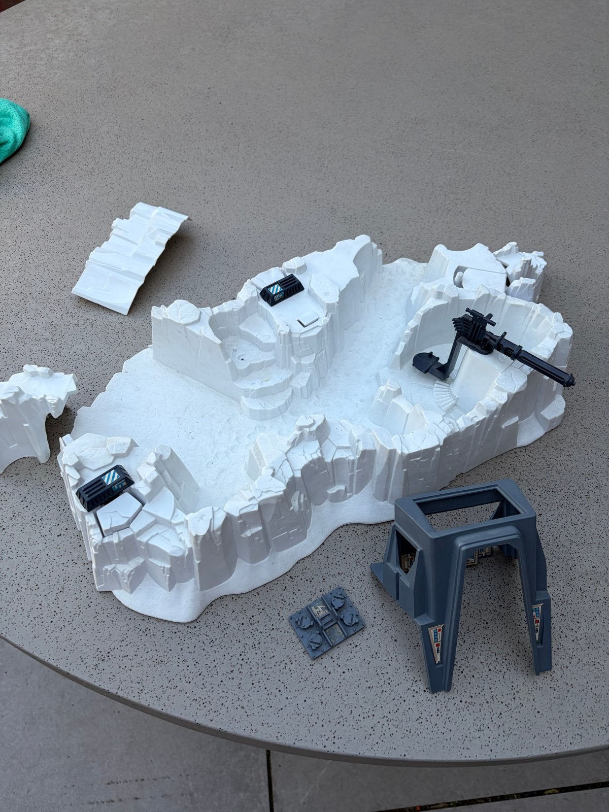 Vintage Star Wars Hoth Imperial Attack Base Speeder Bike, Ophalen of Verzenden, Gebruikt