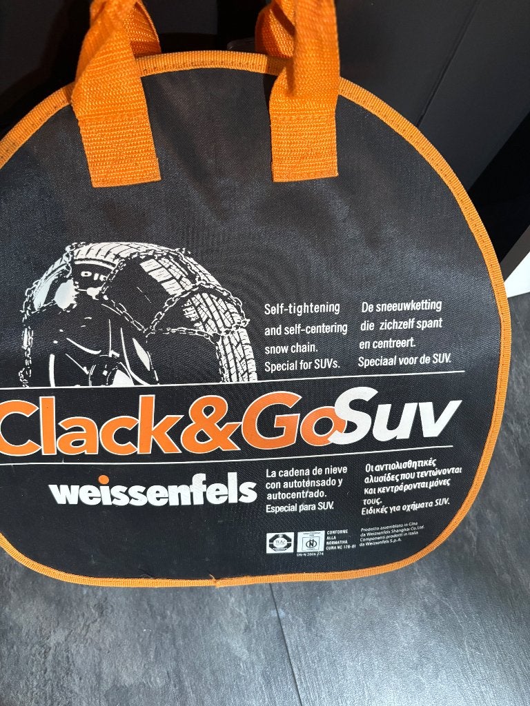 Sneeuw ketting, Ophalen, Zo goed als nieuw