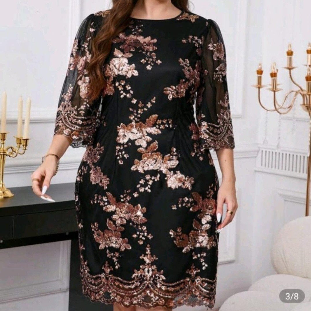 nieuwe galajurk, Ophalen of Verzenden, Nieuw, Maat 46/48 (XL) of groter, Onder de knie
