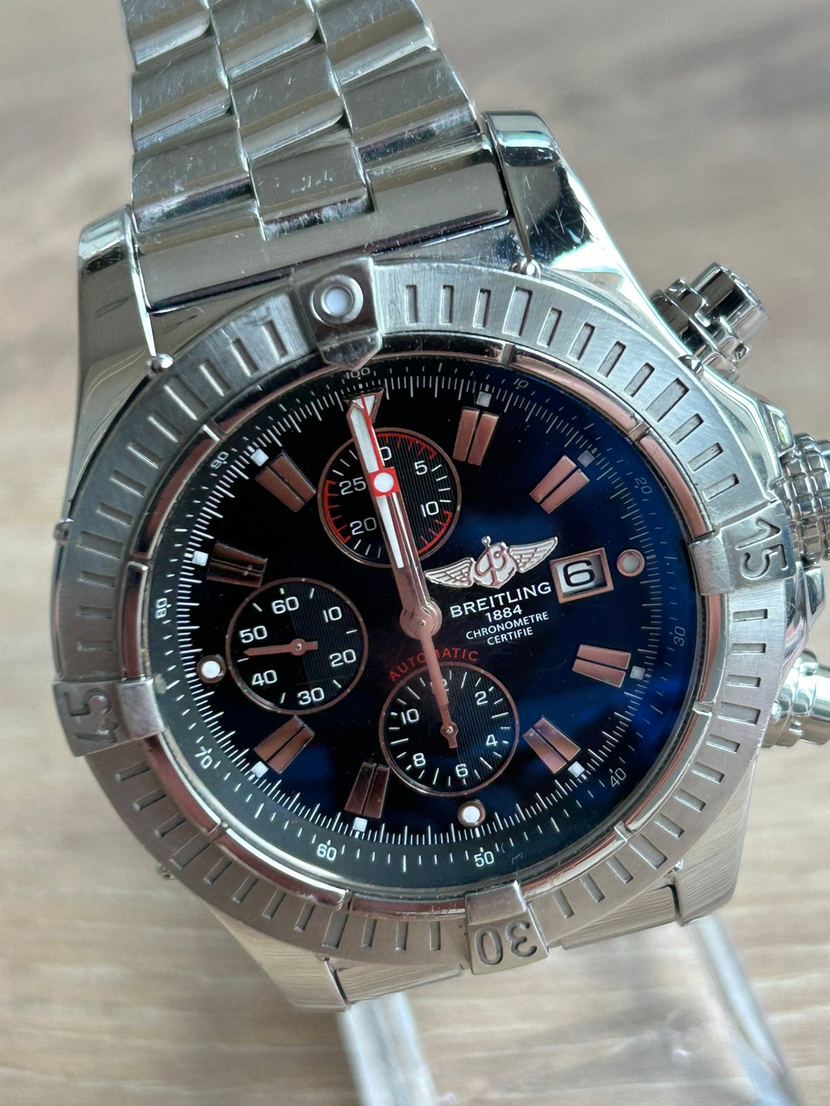 Breitling supper avenger A13370 2010, Sieraden, Tassen en Uiterlijk, Horloges | Heren, Ophalen, Zo goed als nieuw, Breitling