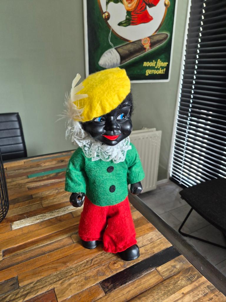 Oude etalage piet pop 40 cm. Sinterklaas verzamelen, Ophalen of Verzenden