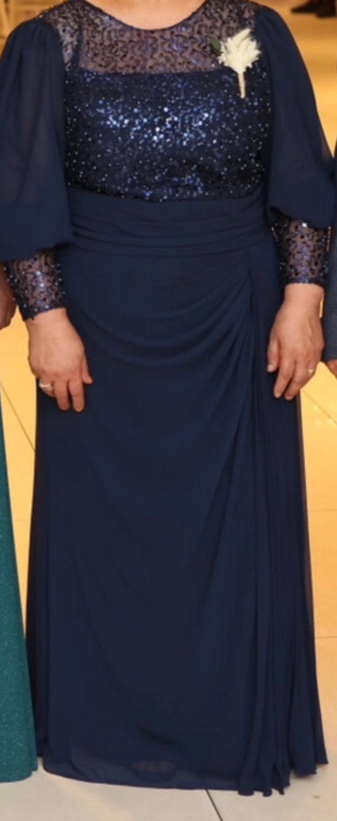 Galajurk, Kleding | Dames, Galajurk, Blauw, Maat 46/48 (XL) of groter, Ophalen of Verzenden