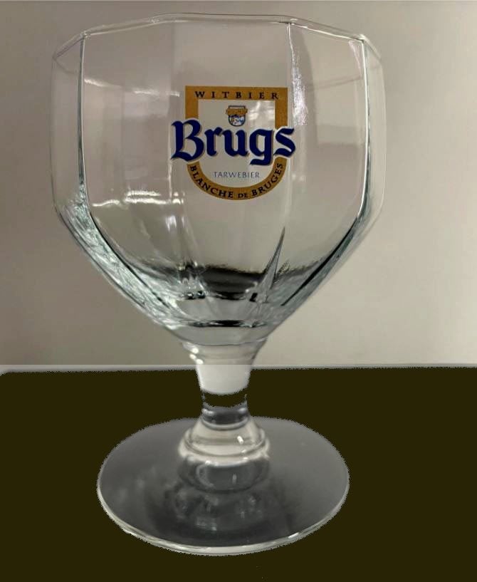 4 Brugs Witbier pullen 0,25 L., Ophalen of Verzenden, Zo goed als nieuw, Glas of Glazen, Overige merken