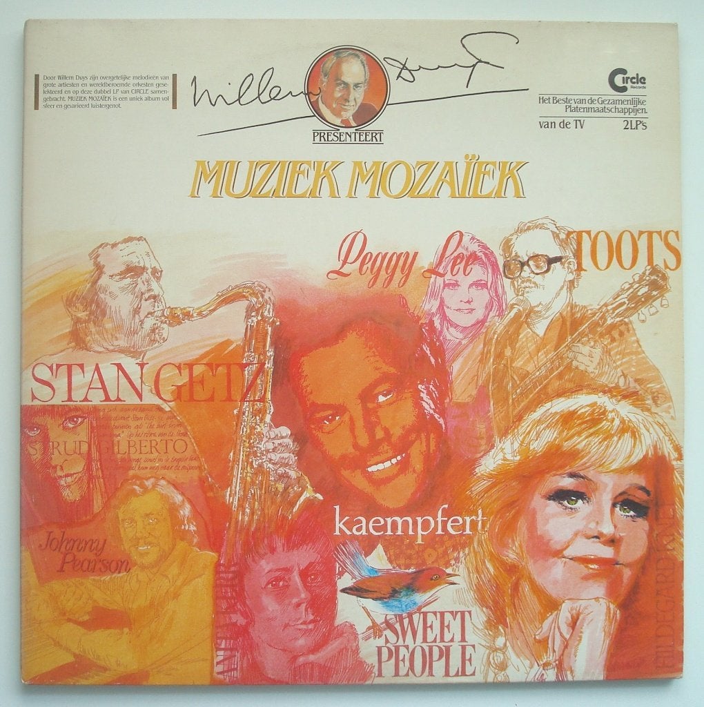 Willem Duys Presenteert Muziek Mozaïek, originele 2-lp 1982, Ophalen, Zo goed als nieuw, 12 inch, Jazz en Blues
