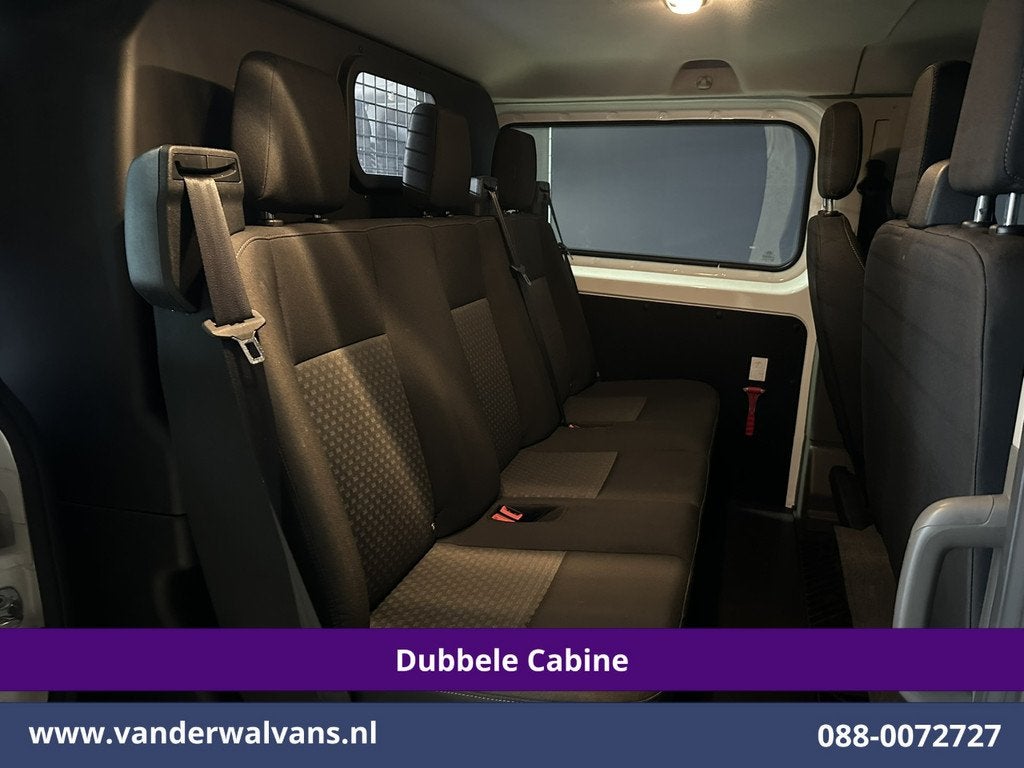 Ford Transit Custom 2.0 TDCI 130pk L2H1 Dubbele Cabine Euro6, Auto's, Voorwielaandrijving, Gebruikt, 4 cilinders, Bedrijf