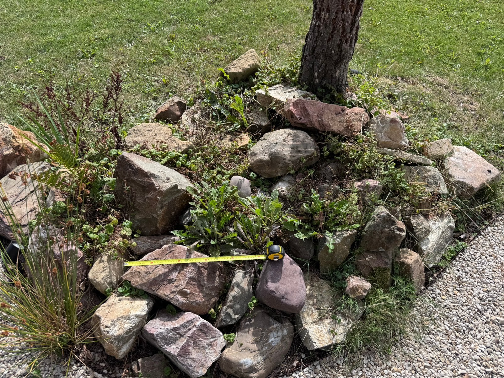 Gratis ophalen natuurstenen keien in meerdere maten, Ophalen, Gebruikt, Overige materialen