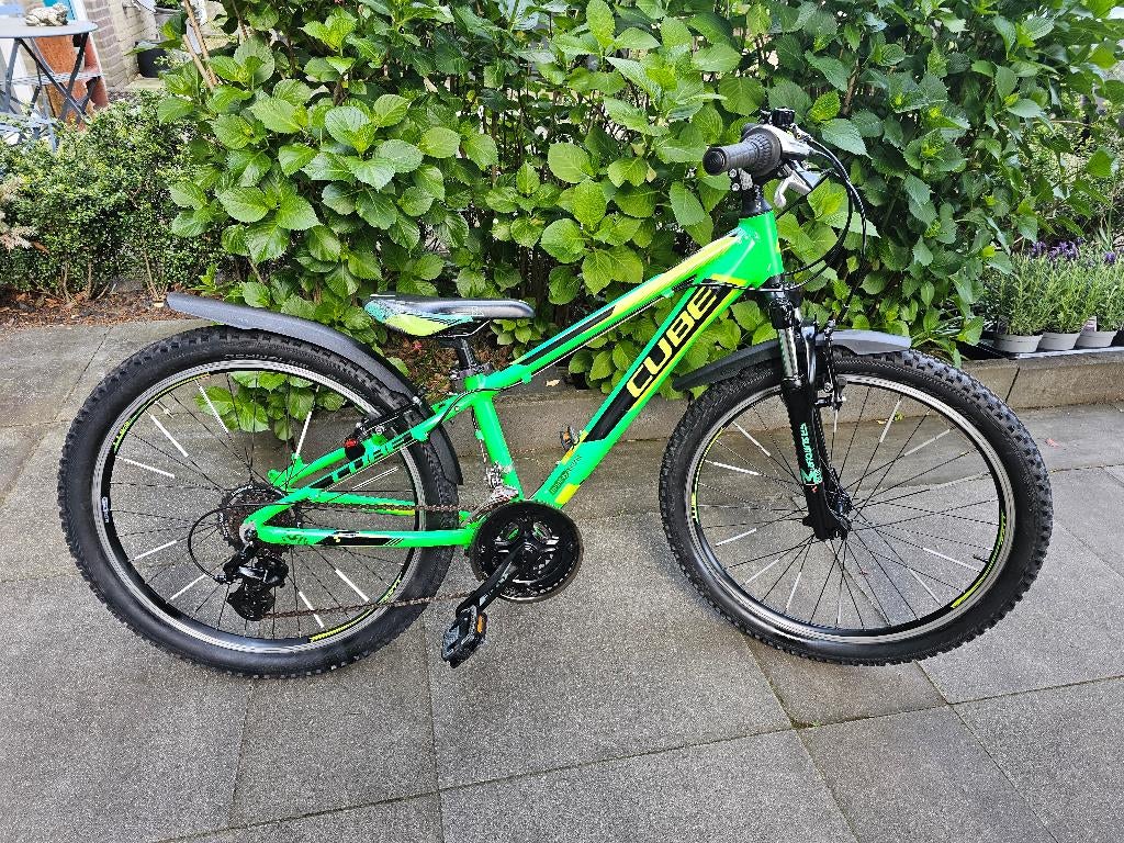 Cube mountainbike 24 inch  Zo goed als nieuw  21 ver, Fietsen en Brommers, Ophalen, Zo goed als nieuw, 24 inch, Versnellingen