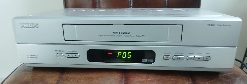 Philips VR550 Videorecorder, Verzenden, Gebruikt, VHS-speler of -recorder