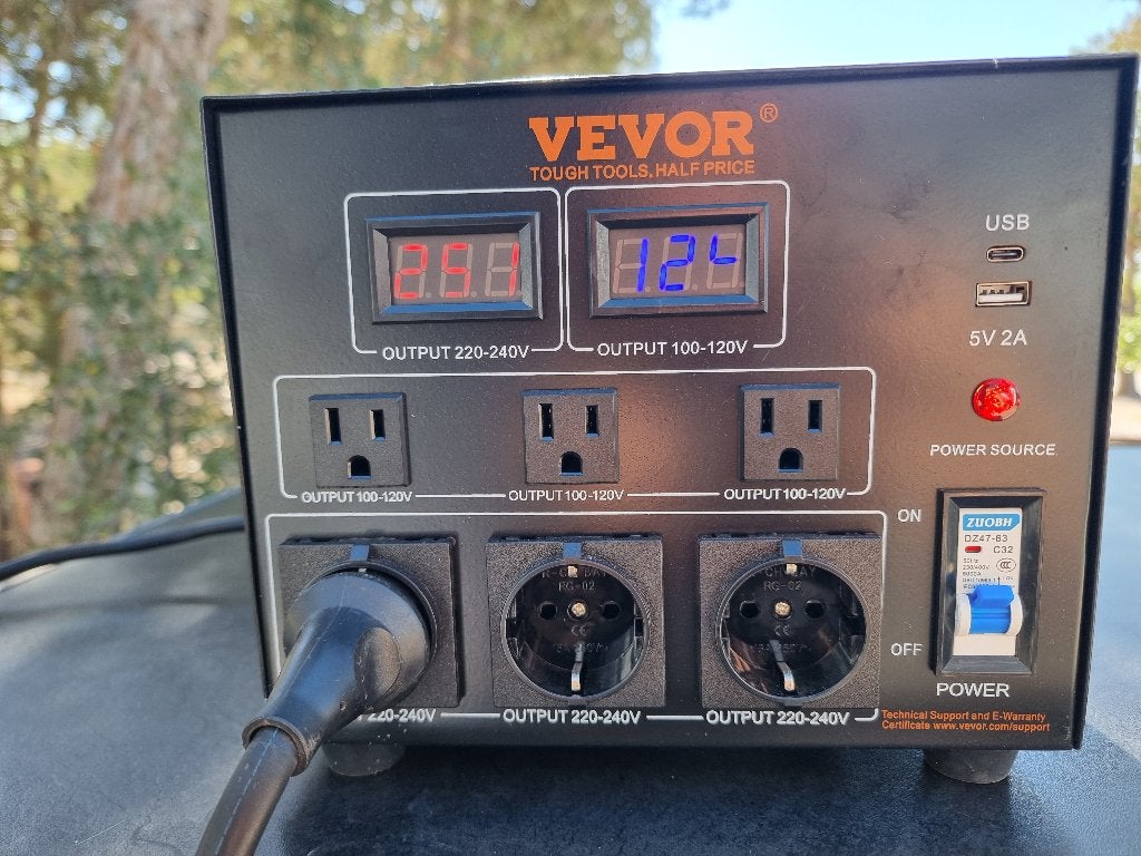 VEVOR 3000 watt spanningsomvormer, Ophalen of Verzenden, Zo goed als nieuw
