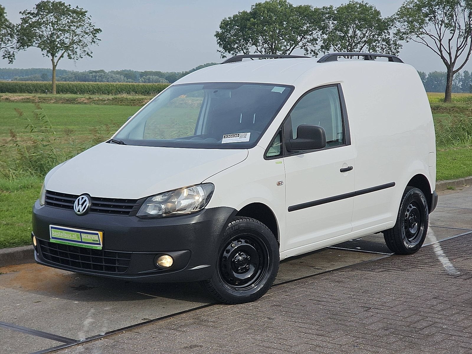 VOLKSWAGEN CADDY 1.6 l1 airco trekhaak!, Euro 5, Gebruikt, Volkswagen, Wit