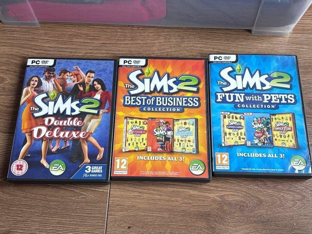 The Sims 2 PC spellen | Double Deluxe + uitbreidingen, Spelcomputers en Games, 1 speler, Ophalen of Verzenden, Zo goed als nieuw