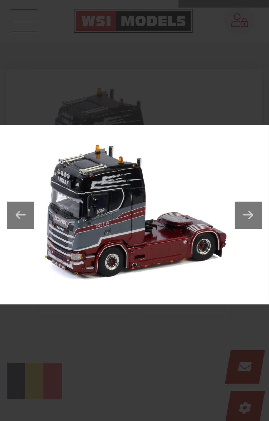 Gezocht -Noll & Söhne WSI Models Scania, Overige merken, 1:32 tot 1:50, Ophalen of Verzenden, Zo goed als nieuw