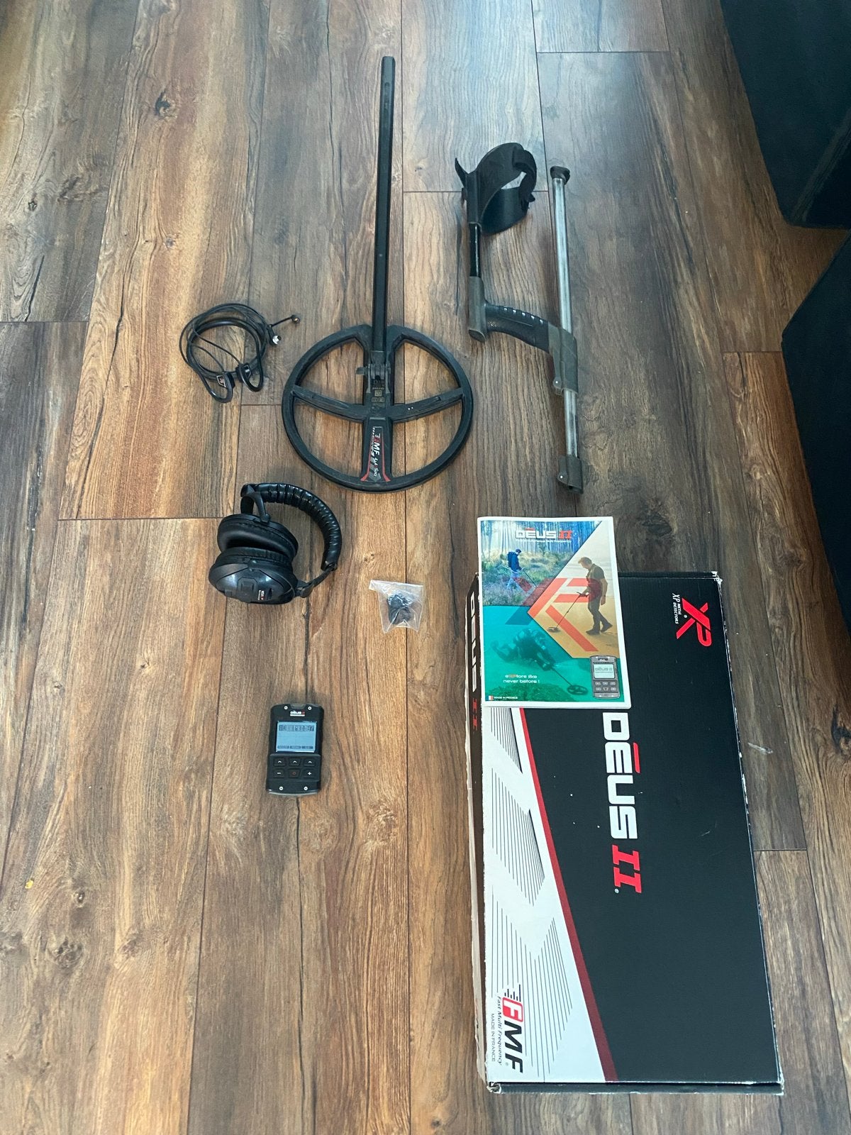 XP Deus II Metaaldetector met FMF-technologie, Ophalen, Meer dan 30 cm, Zo goed als nieuw, Discriminatie metaaldetectie