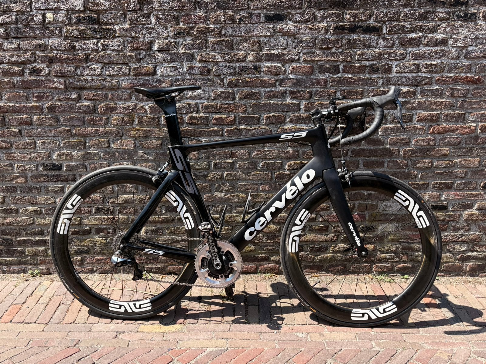 Cervélo S5 Full Carbon. Maat 56 – Dura Ace Di2 – ENVE Wielen, Fietsen en Brommers, Fietsen | Racefietsen, Carbon, Zo goed als nieuw