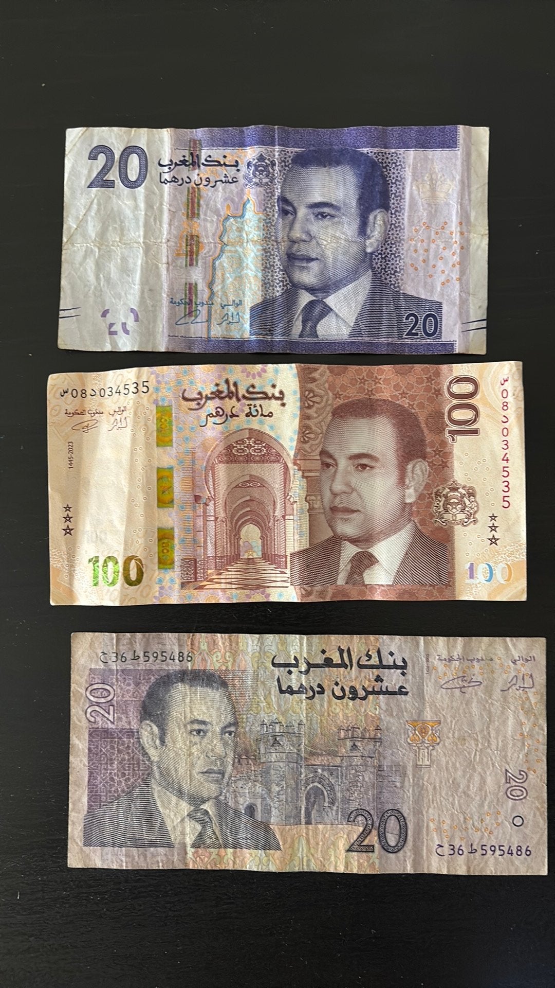 Marokko 140 dirham, Postzegels en Munten, Ophalen of Verzenden, Overige landen