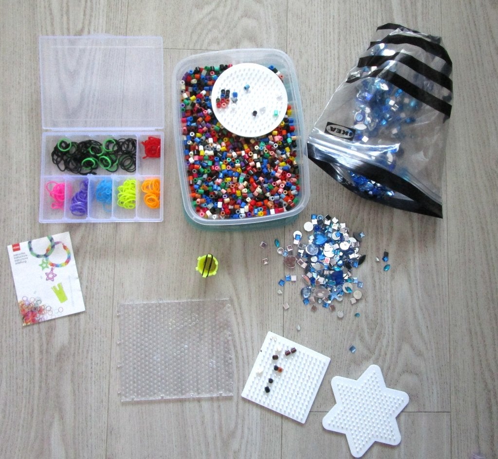 Knutselpakket – Kralen, Loom Bands & Steentjes, Kinderen en Baby's, Ophalen of Verzenden, Zo goed als nieuw, Knutselen