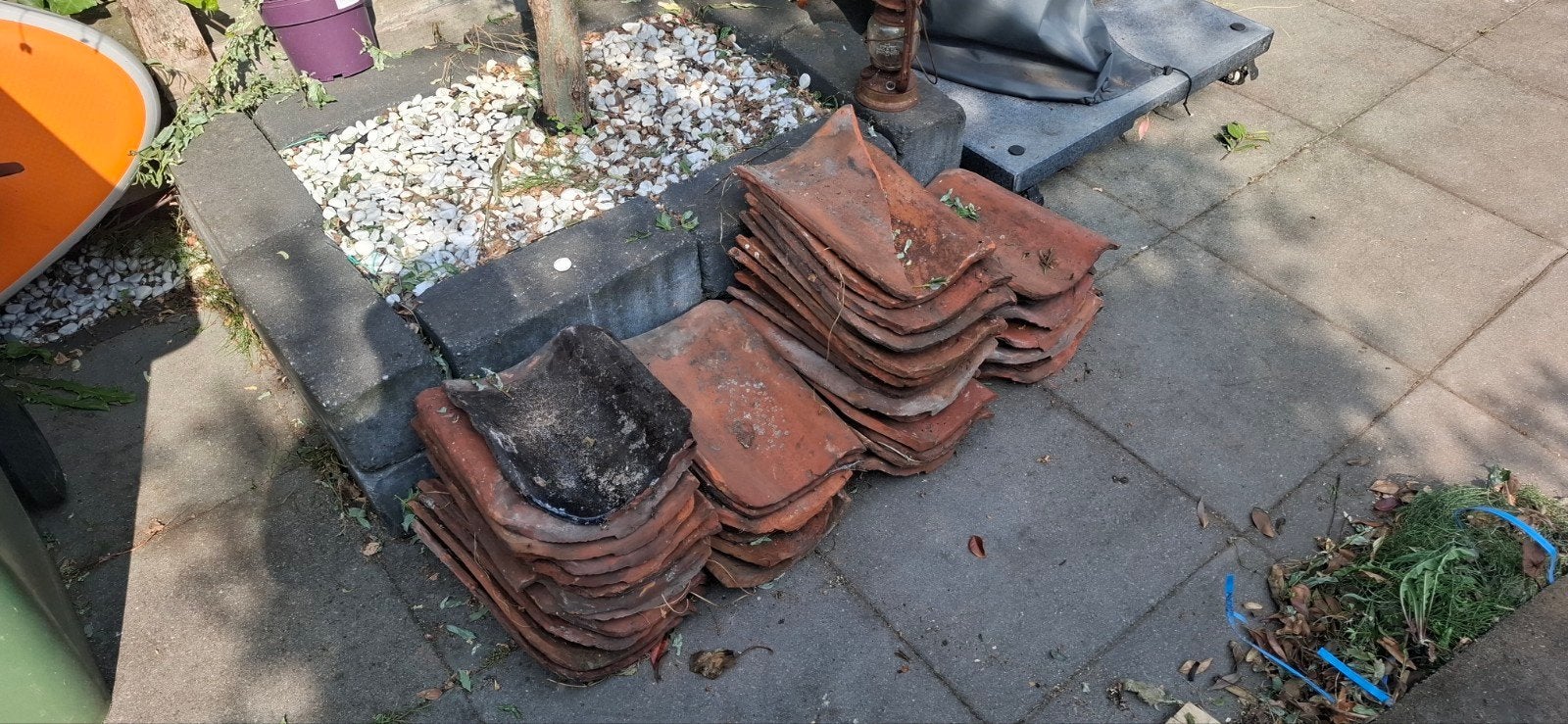 oude holle ( oude hollandse) dakpannen i, Doe-het-zelf en Verbouw, Dakpannen en Dakbedekking, Ophalen, Gebruikt, Steen of Klei