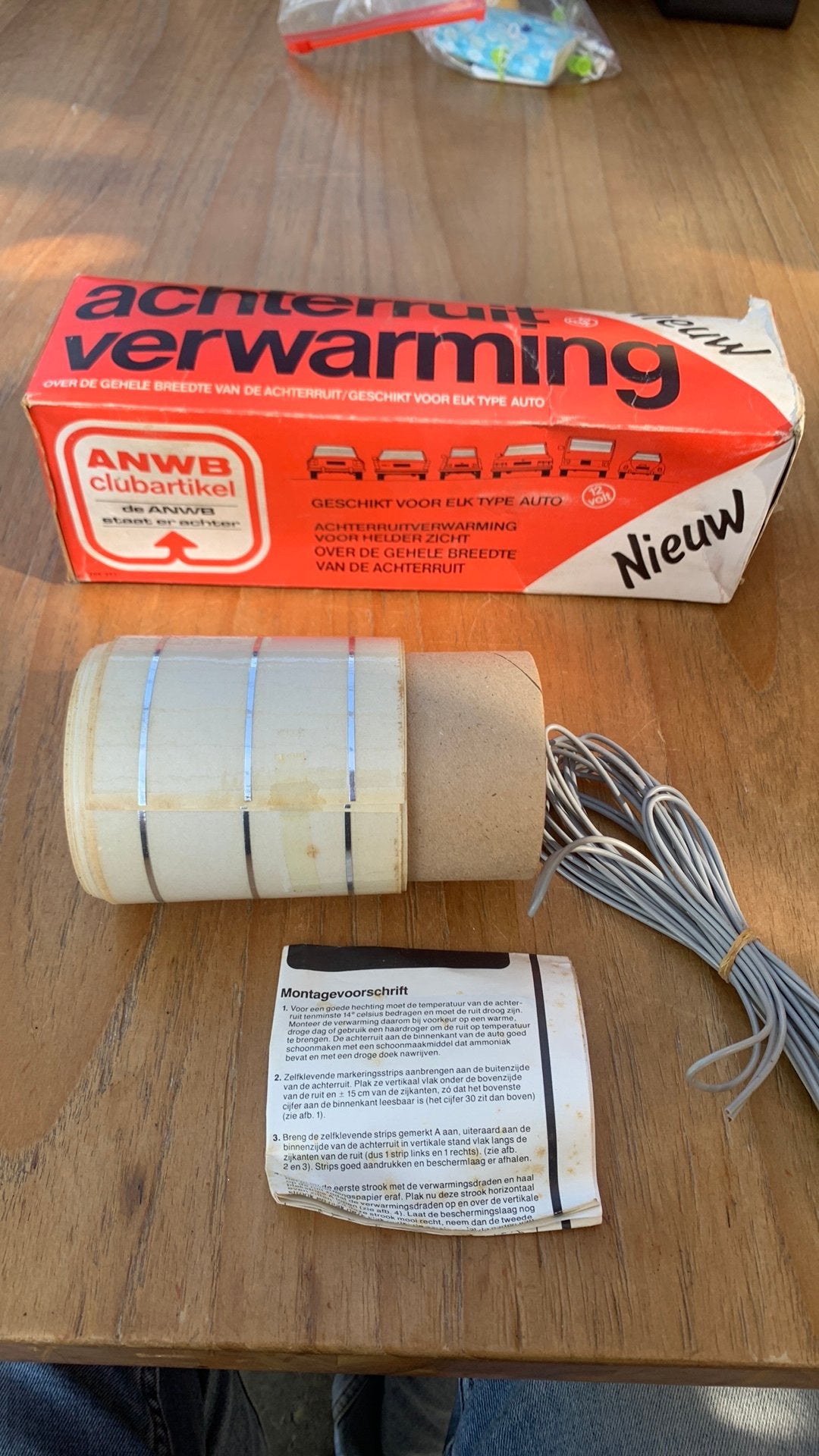 Vintage Achteruit verwarming set, Auto-onderdelen, Ophalen of Verzenden, Nieuw, Oldtimer onderdelen