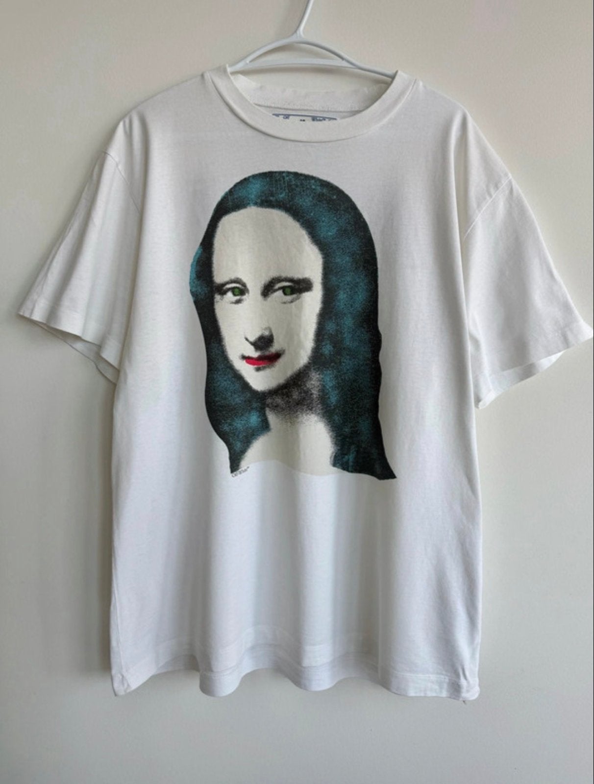 Off-White Mona Lisa T-shirt - Maat XS, Kleding | Heren, Ophalen of Verzenden, Zo goed als nieuw, Maat 46 (S) of kleiner, Wit