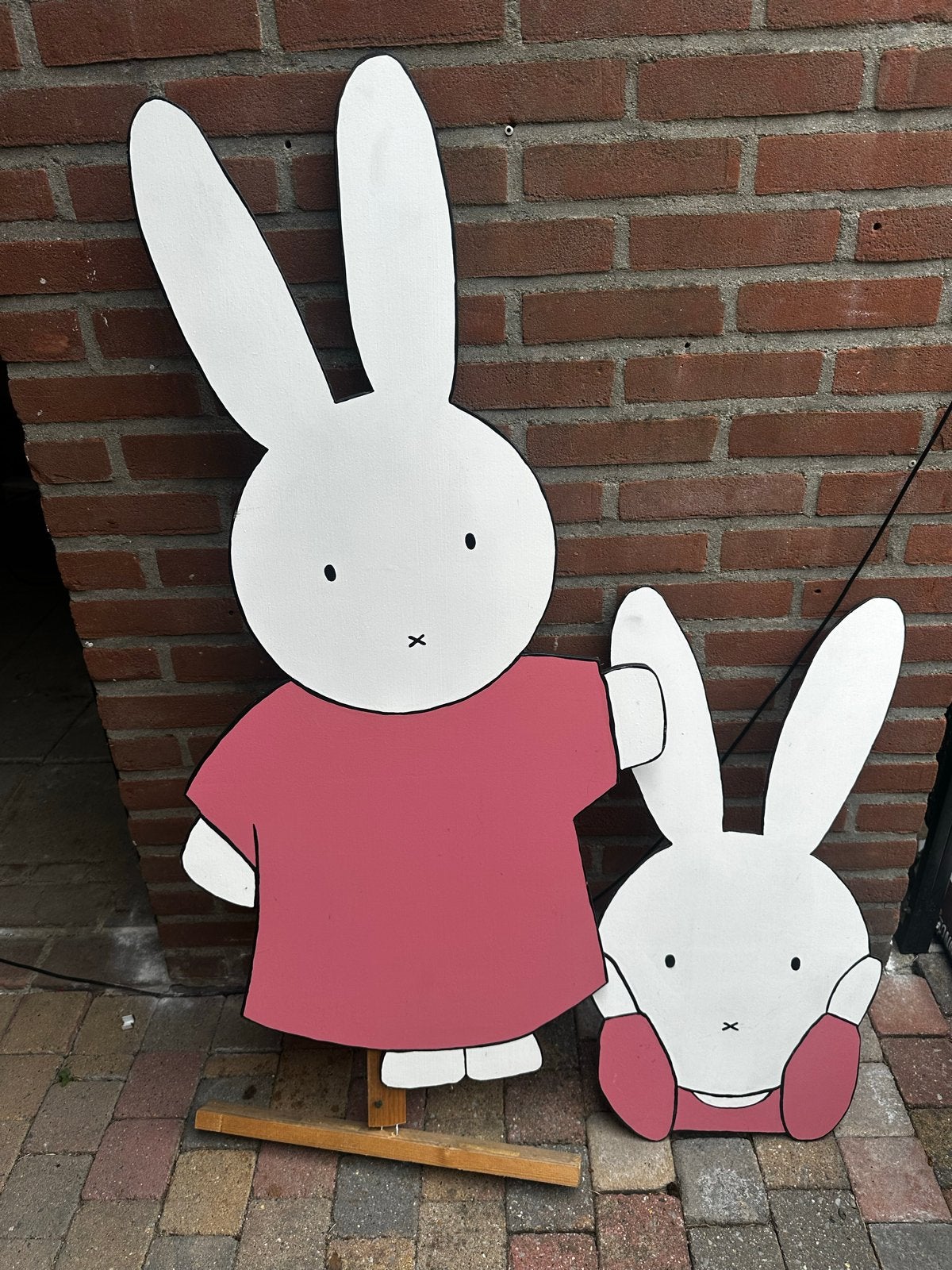 Twee leuke Nijntje borden voor verjaardag of decoratie, Ophalen, Zo goed als nieuw, Jongen of Meisje