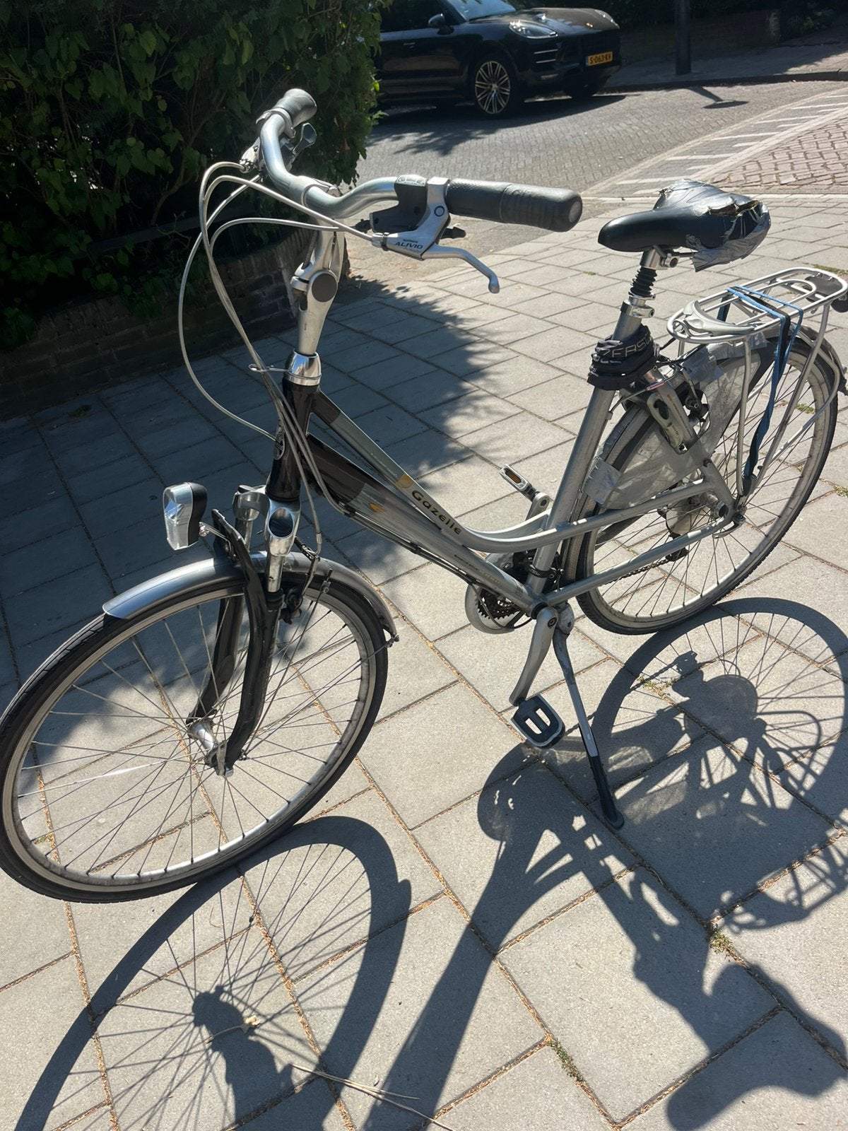 Damesfiets, Fietsen en Brommers, Fietsen | Dames | Damesfietsen, Ophalen, Gebruikt, Velgrem, 47 tot 50 cm