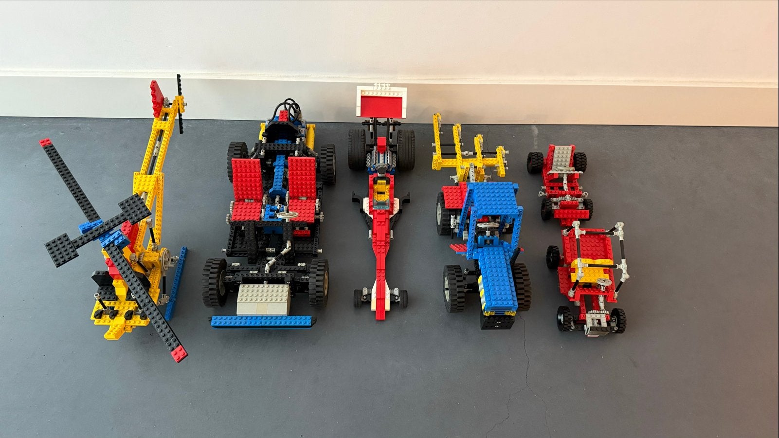 vintage LEGO Technic sets 854, 8030, 8844, 8859, 8860, 5533, Gebruikt, Lego, Overige typen, Ophalen of Verzenden