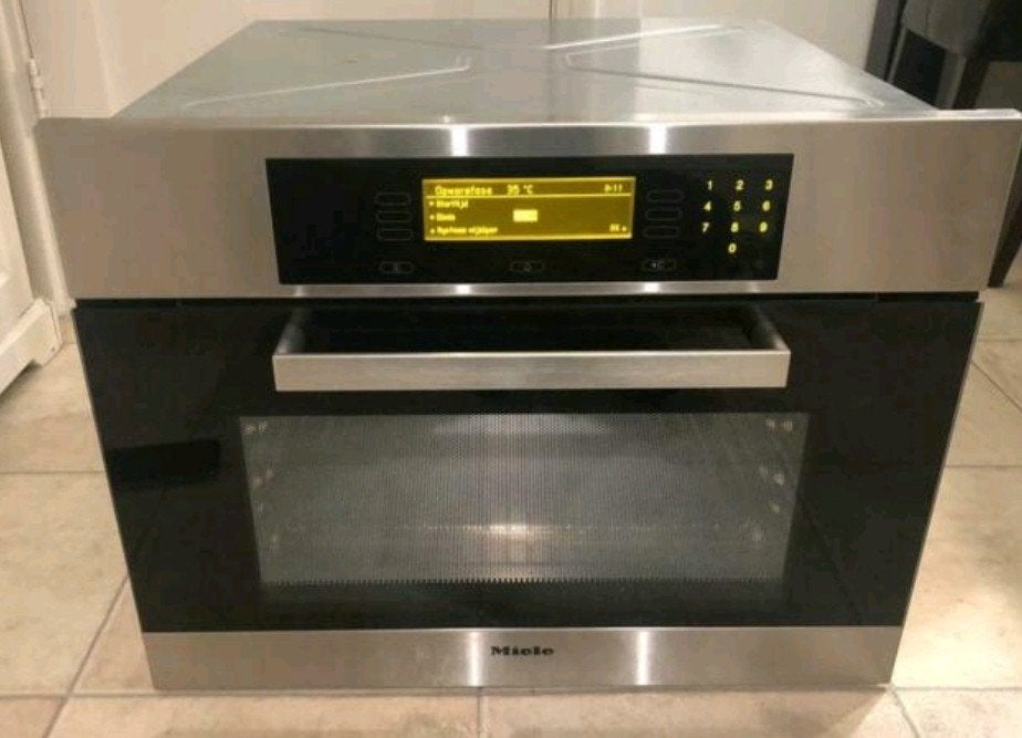 Miele combimagnetron H4082BM, Witgoed en Apparatuur, Combimagnetron, Crisp, Gebruikt, Ophalen of Verzenden