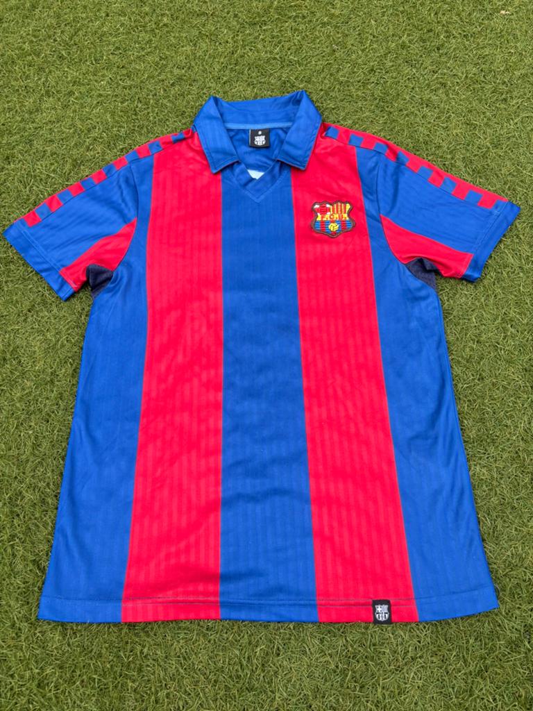 Vintage fc barcelona shirt maat S, Maat S, Ophalen of Verzenden, Zo goed als nieuw, Shirt