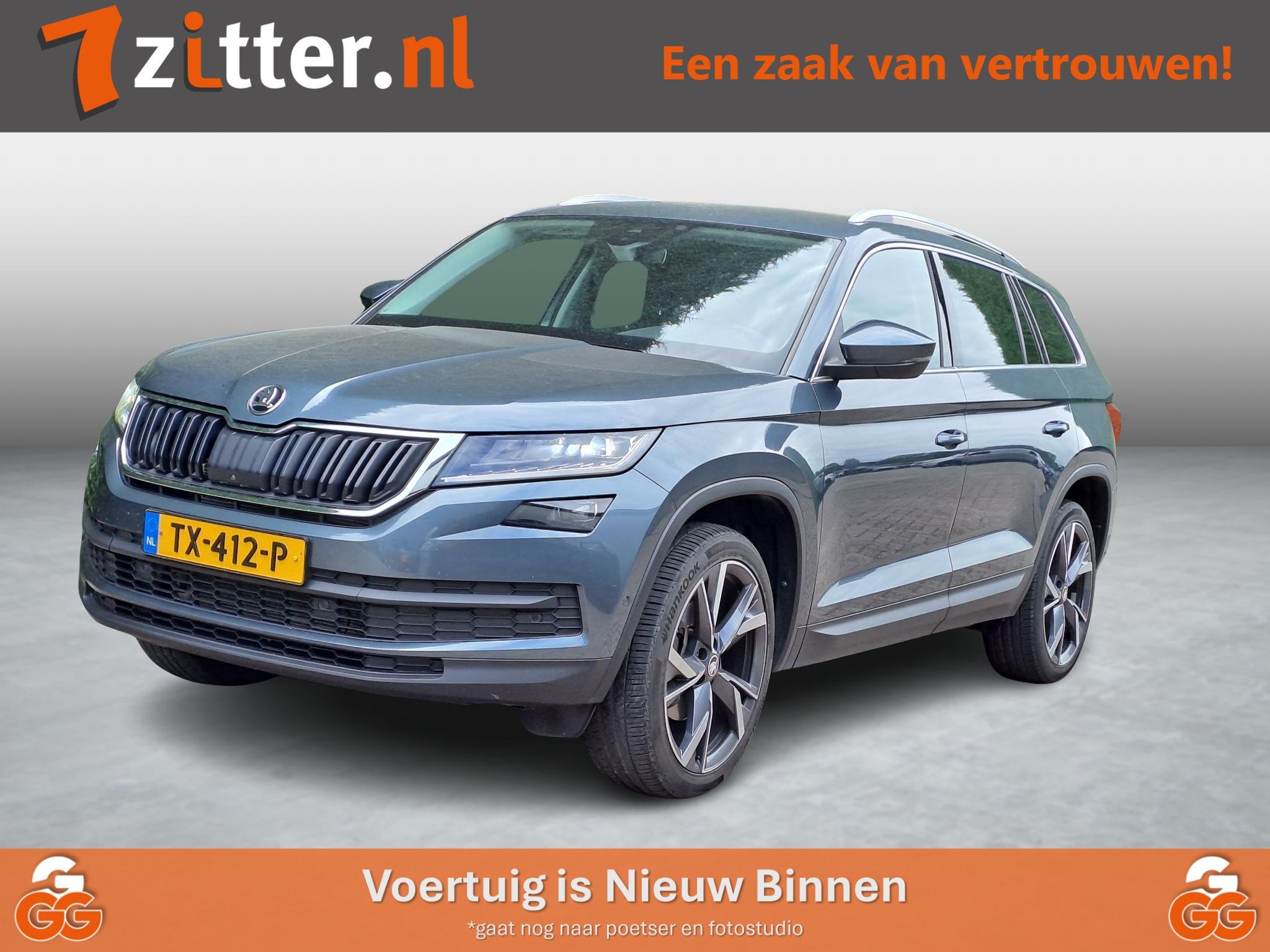 Skoda Kodiaq 1.5 TSI Style Business, 7-Persoons, Trekhaak, L, Auto's, 4 cilinders, 150 pk, 7 stoelen, Origineel Nederlands