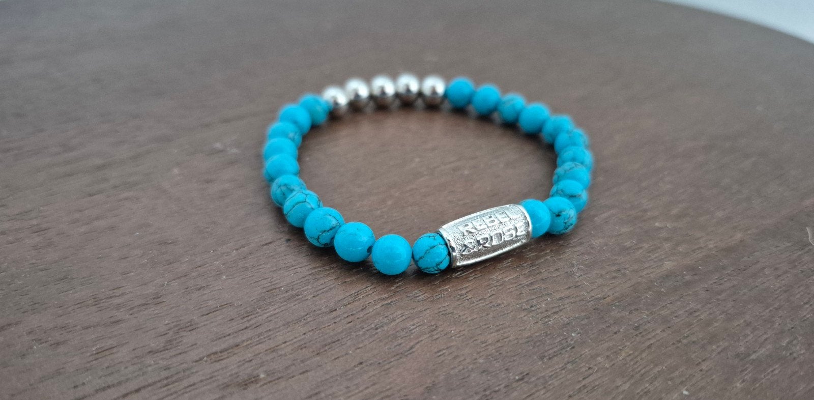 Blauwe Rebel en Rose armband dames vrouwen and mannen & S, Sieraden, Tassen en Uiterlijk, Ophalen of Verzenden, Zo goed als nieuw