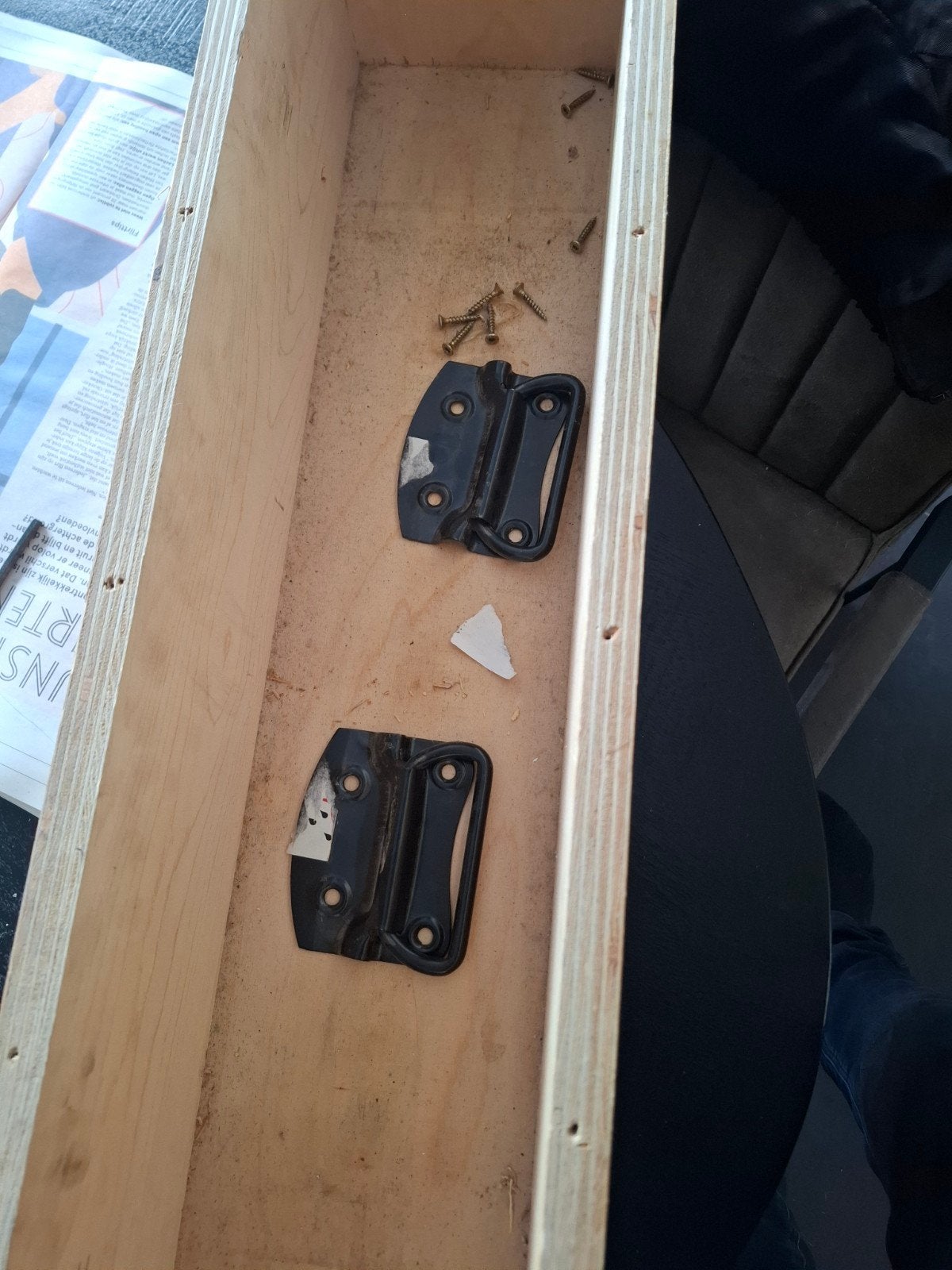 Houten kist, Ophalen, Minder dan 50 cm, Gebruikt, 50 tot 100 cm