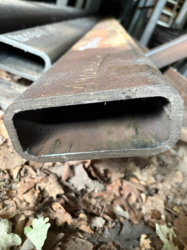 Zware koker om bijv.een hekkenspost van te maken 140x60x8 mm, Tuin en Terras, Tuinpoorten, Ophalen, Minder dan 100 cm, 100 tot 150 cm