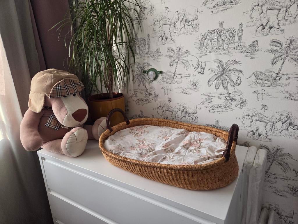 Mozesmandje/verschoonmandje Petit filippe, Kinderen en Baby's, Ophalen of Verzenden, Zo goed als nieuw, Overige typen