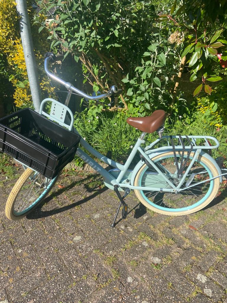 Transportfiets meisje 24 inch Spirit mintgroen, Ophalen, Terugtraprem, Versnellingen, Gebruikt