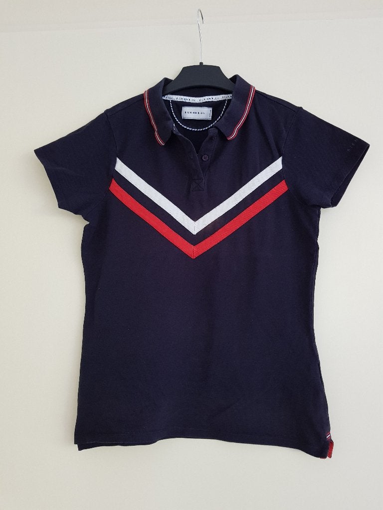 Poloshirt dames -- maat S / M -- Bien Bleu / The Sting, Zwart, Bien Bleu / The Sting, Ophalen of Verzenden, Korte mouw