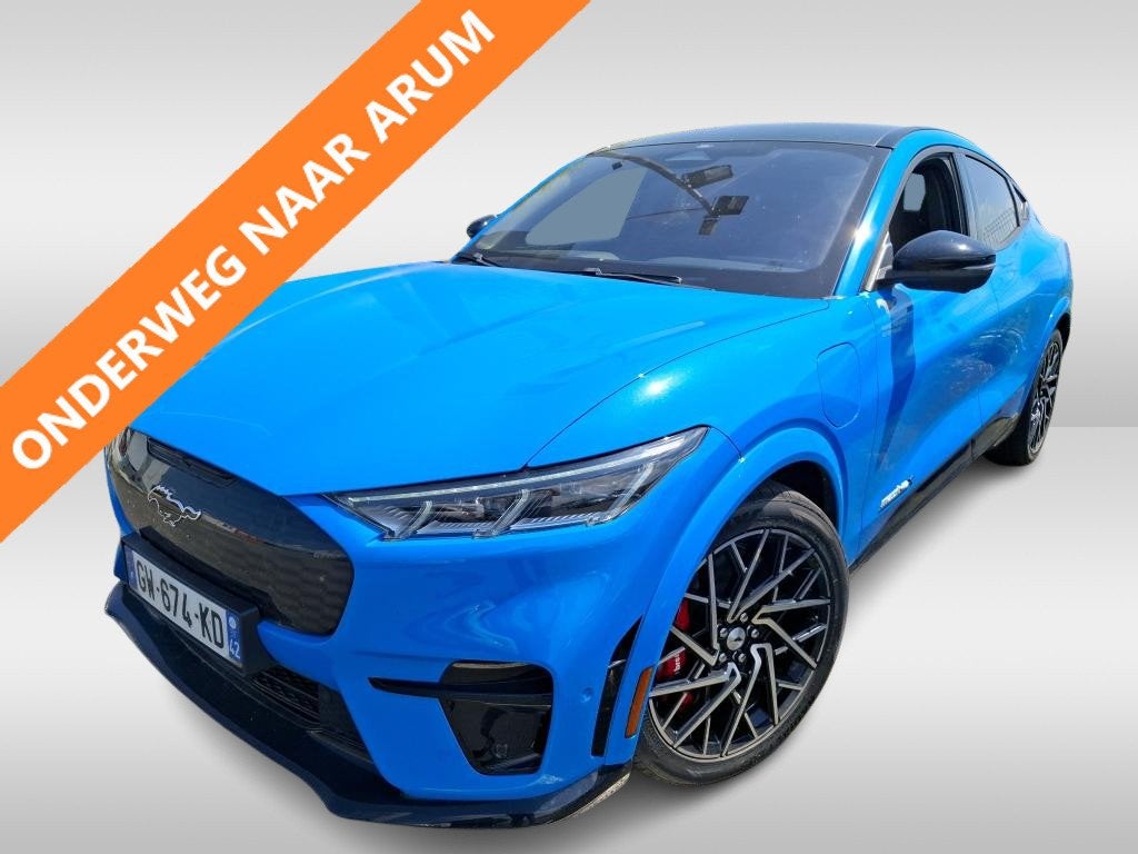 Ford Mustang Mach-E GT Extended AWD 91 kWh 487PK PANO | BLIS, Auto's, Ford, Automaat, 750 kg, Blauw, Vierwielaandrijving