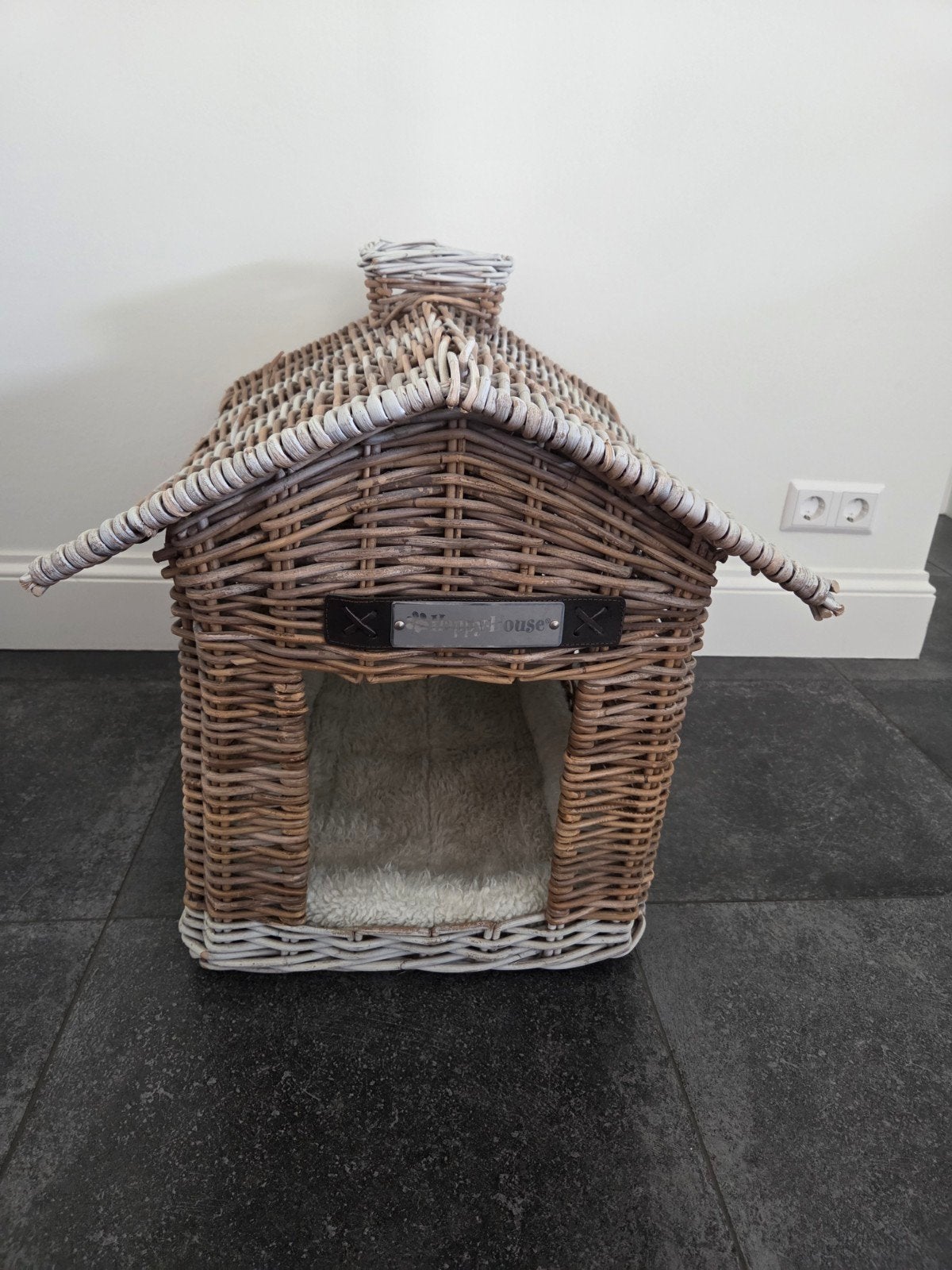 Grote katten/Hondenmand, Dieren en Toebehoren, Ophalen, Zo goed als nieuw, Riet