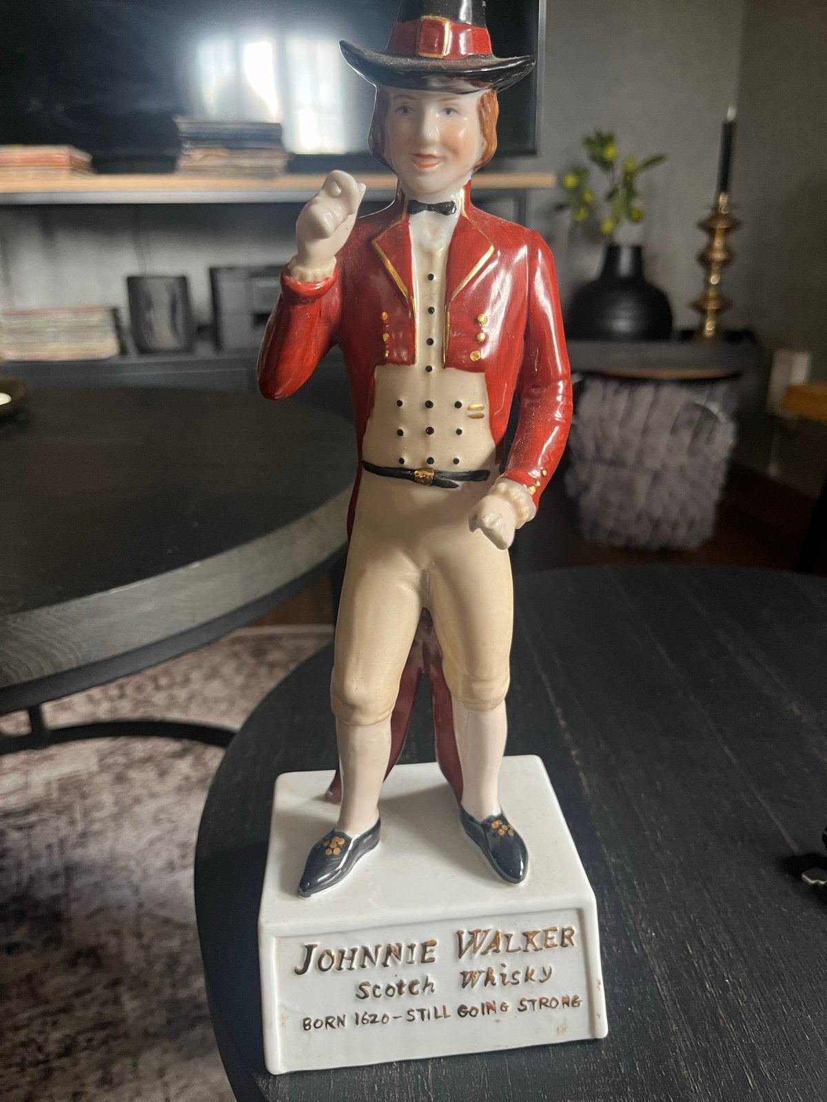 Vintage Johnnie Walker Scotch Whisky beeldje, Ophalen of Verzenden, Gebruikt, Mens