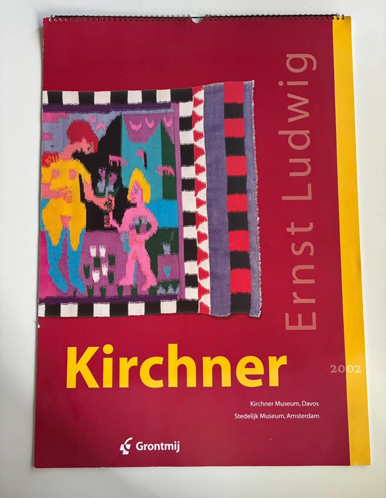 Ernst Ludwig Kirchner Kunstkalender 2002 | L 69 cm | B 49 cm, Ophalen of Verzenden, Zo goed als nieuw