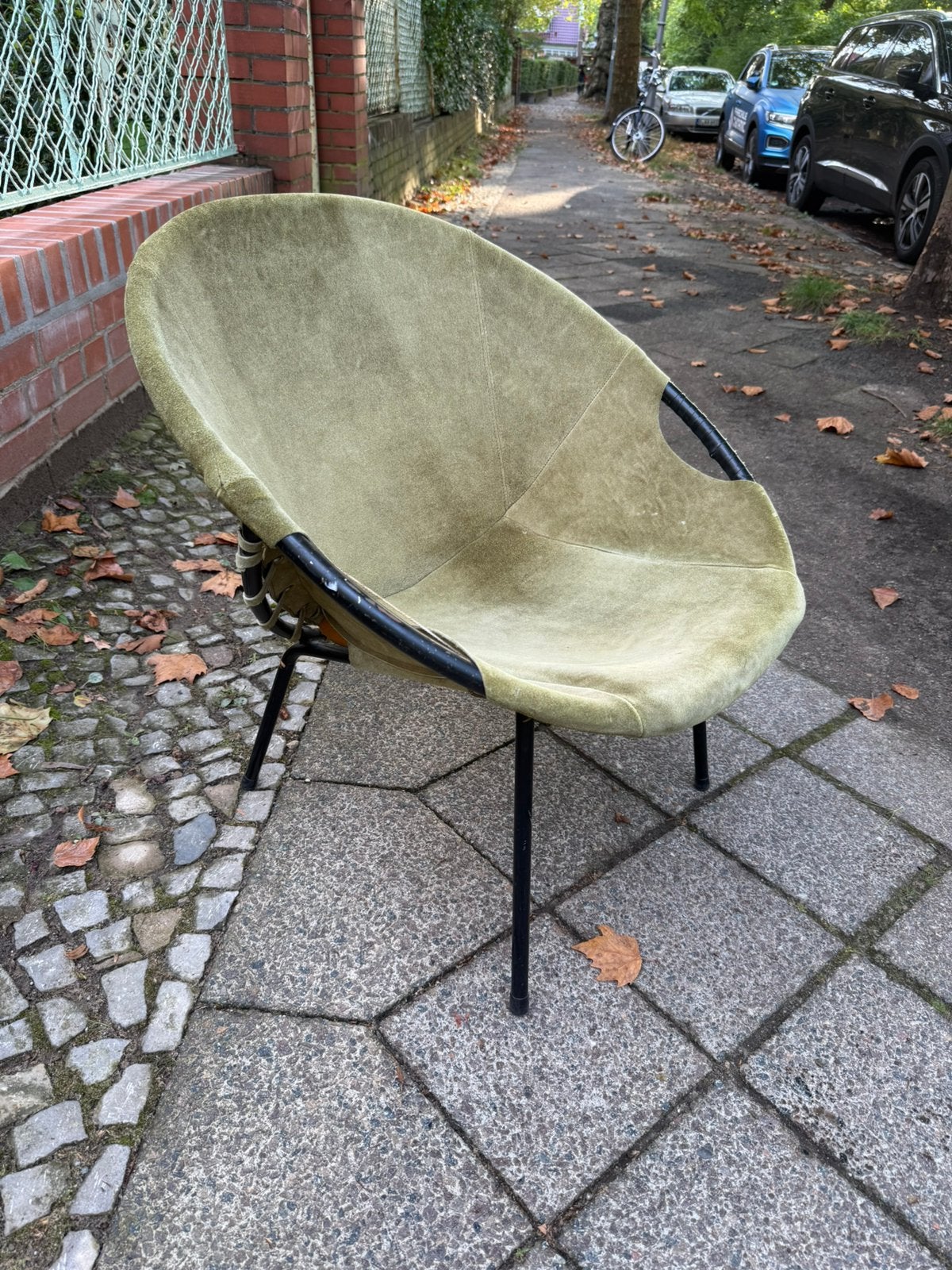 Balloon chair Lusch &Co, Vintage Sixties Balloon Pop age, Gebruikt, 75 tot 100 cm, Ophalen of Verzenden