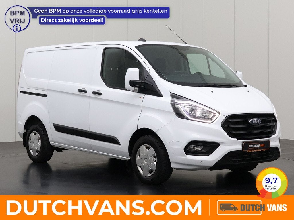Ford Transit Custom 2.0TDCI Business | Navigatie | Multimedi, Stof, Gebruikt, Wit, 1938 kg