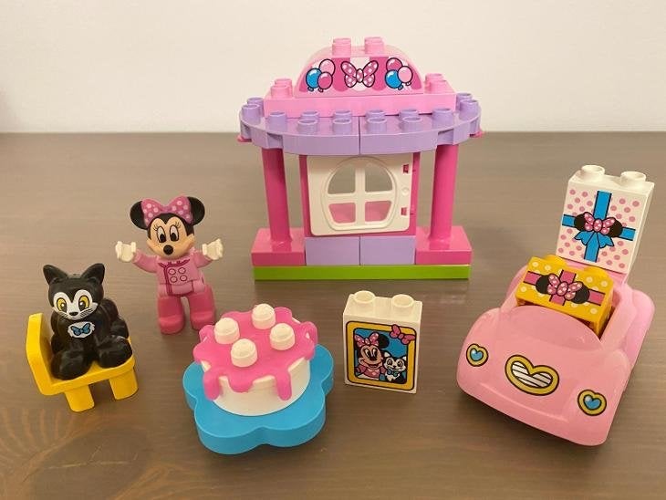 Duplo 10873 - Minnie's Verjaardagsfeestje, Gebruikt, Ophalen of Verzenden, Compleet, Duplo
