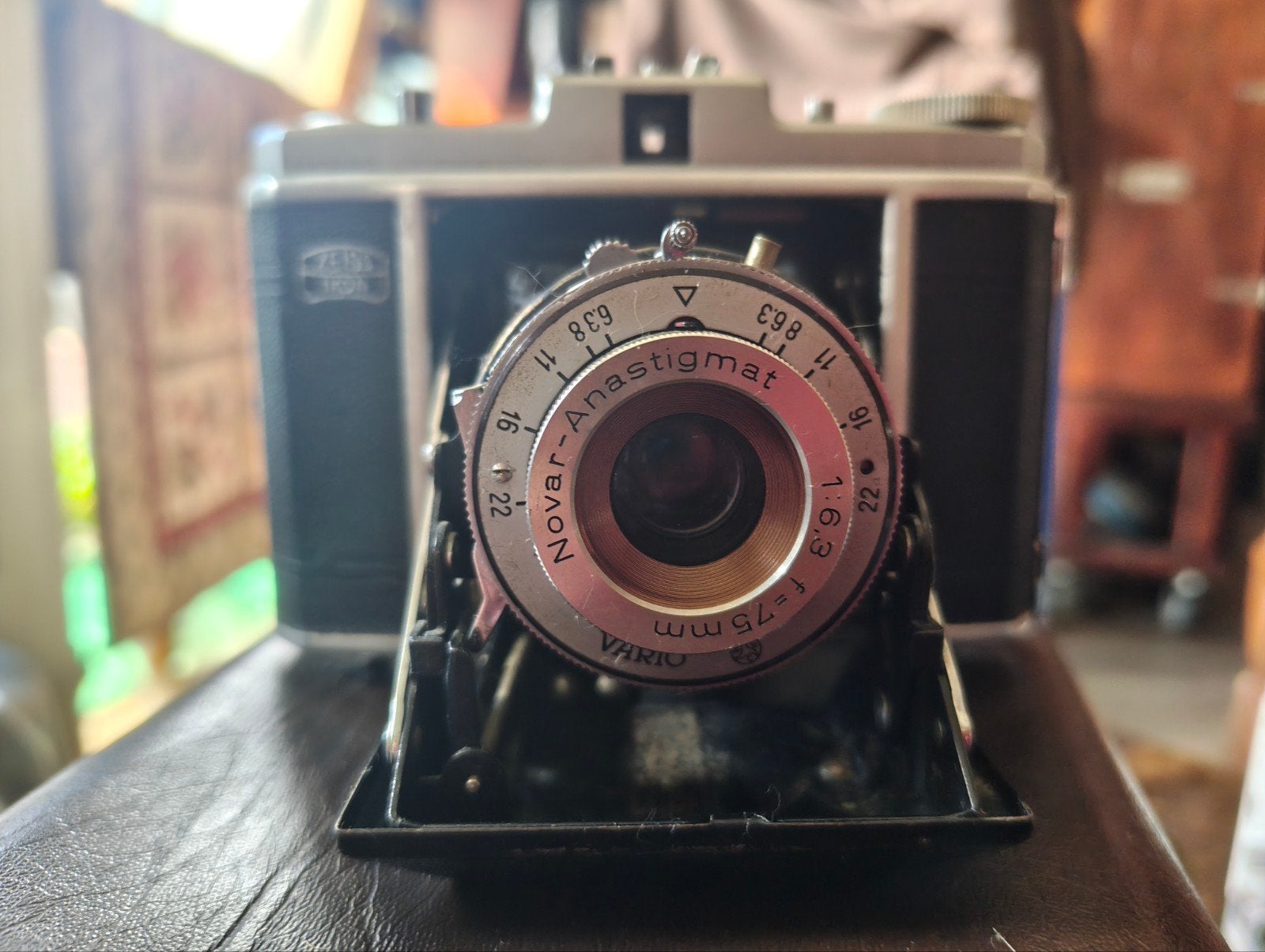 Zeiss Ikon Novar-Anastigmat Vintage Camera, Ophalen of Verzenden, Gebruikt, Compact, Overige Merken