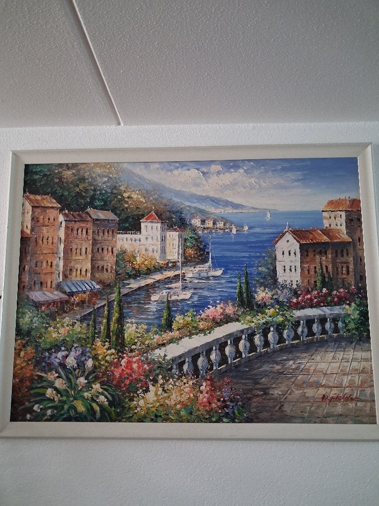 expressionistisch schilderij, Antiek en Kunst, Ophalen of Verzenden