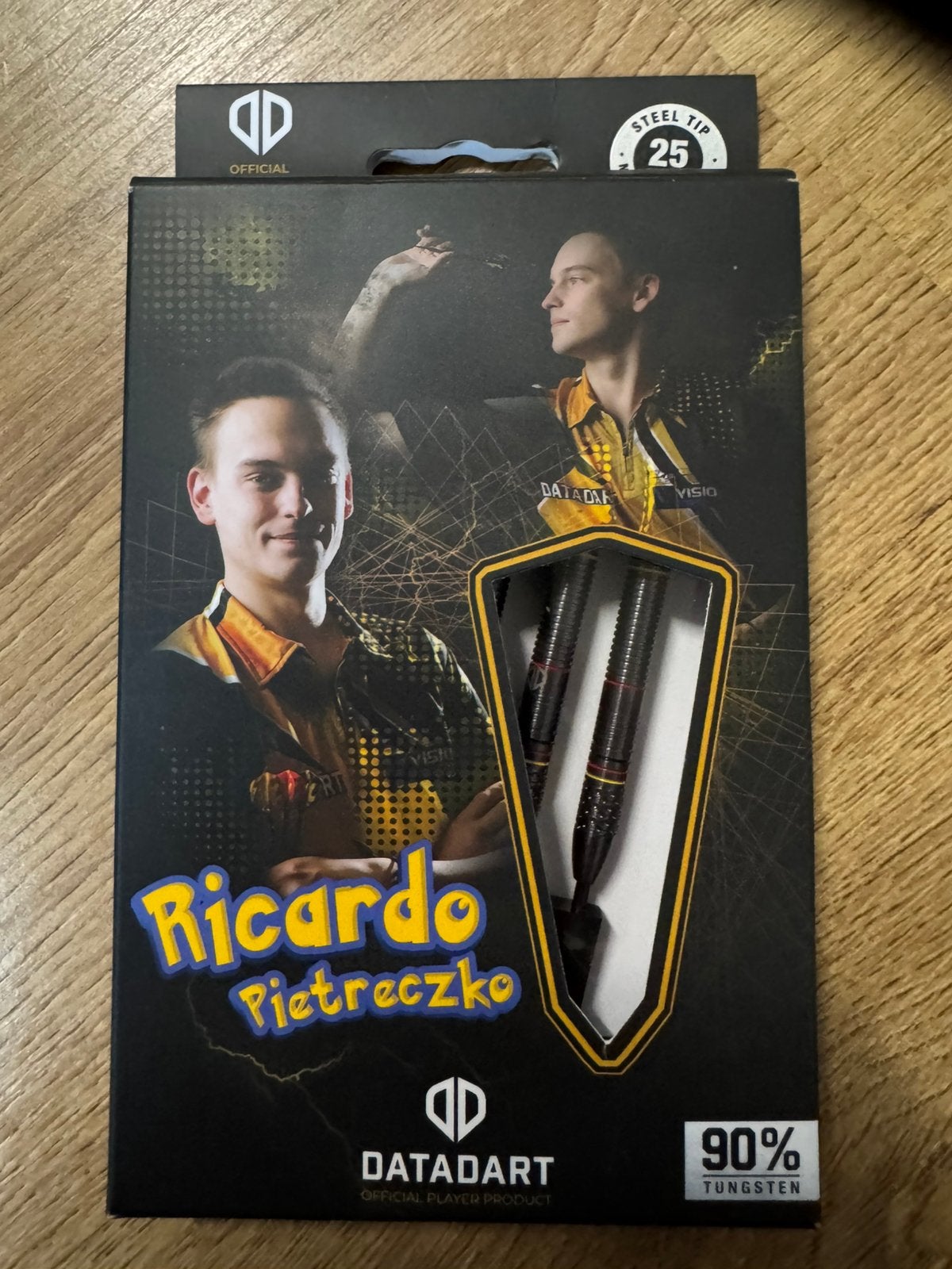 Nieuwe Datadart Ricardo Pietreczko Darts - 25g Steel Tip, Sport en Fitness, Darts, ., Nieuw, Ophalen of Verzenden, Pijlen