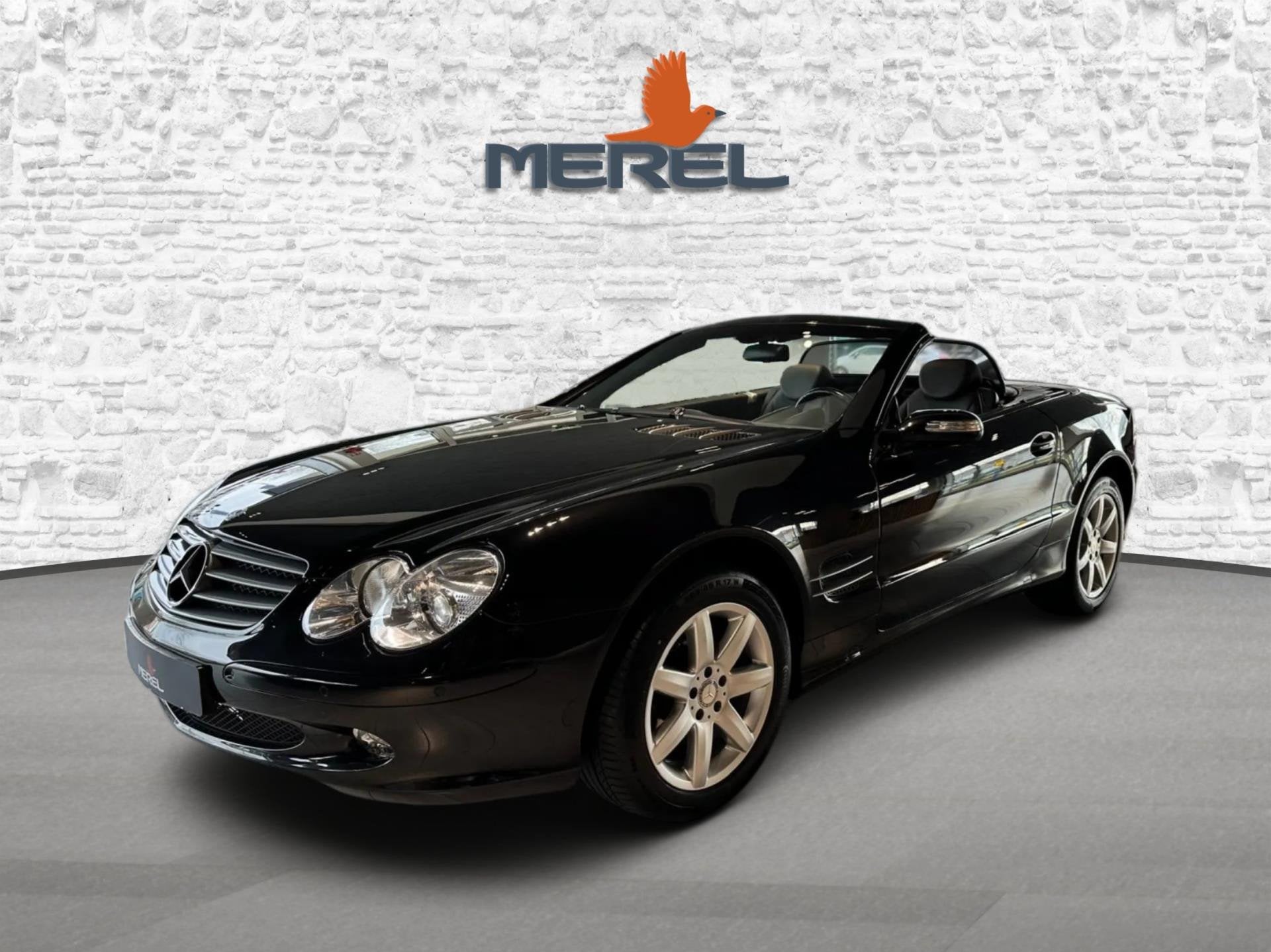 Mercedes-Benz SL-klasse 350 | Volledige onderhoudshistorie, Automaat, Gebruikt, Zwart, Cabriolet