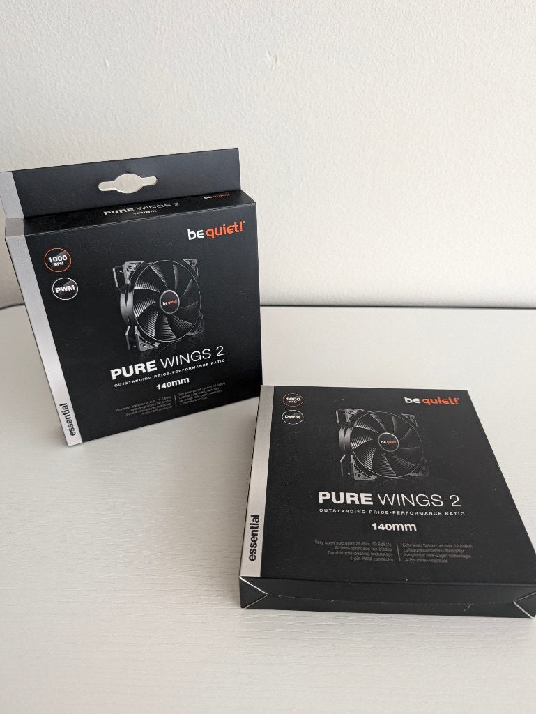 2x be quiet! Pure Wings 2 - 140mm PWM Fans (Z.g.a.n.)