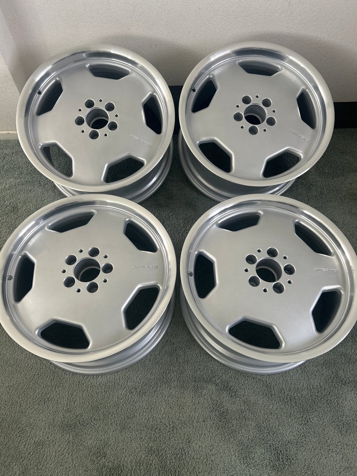 18” AMG Monoblock velgen breedte set HWA 2104010202, Ophalen, 18 inch, Velg(en), Personenwagen
